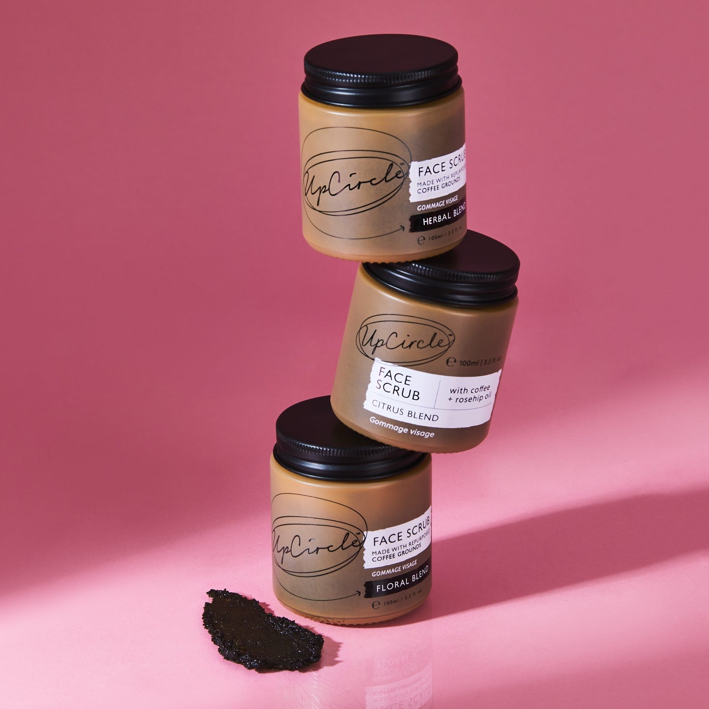 Coffee Face Scrub med Rosehip Oil