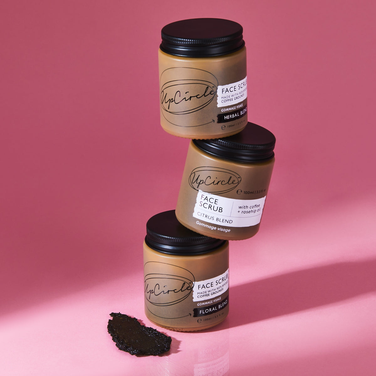 Coffee Face Scrub med Rosehip Oil