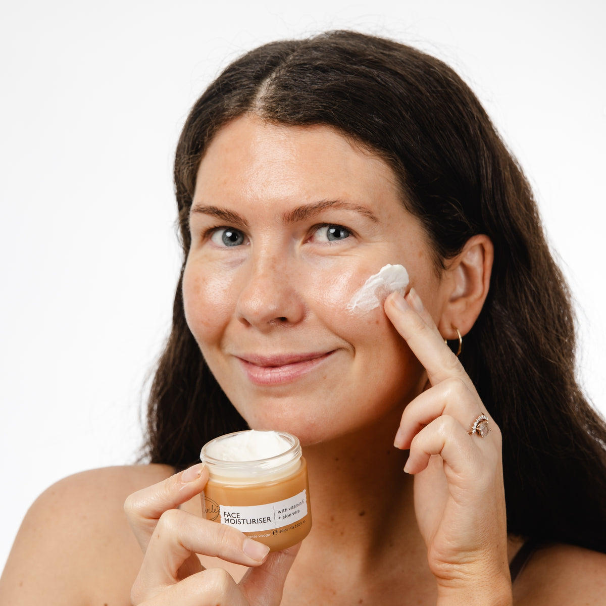 Face Moisturiser med Vitamin E + Aloe Vera