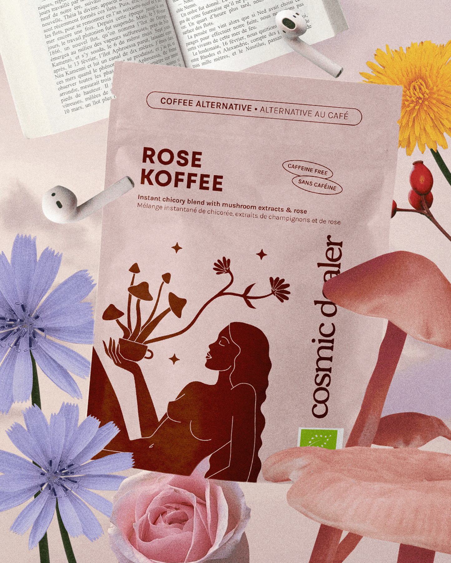 Herbal Koffee Rose & Reishi (120g)