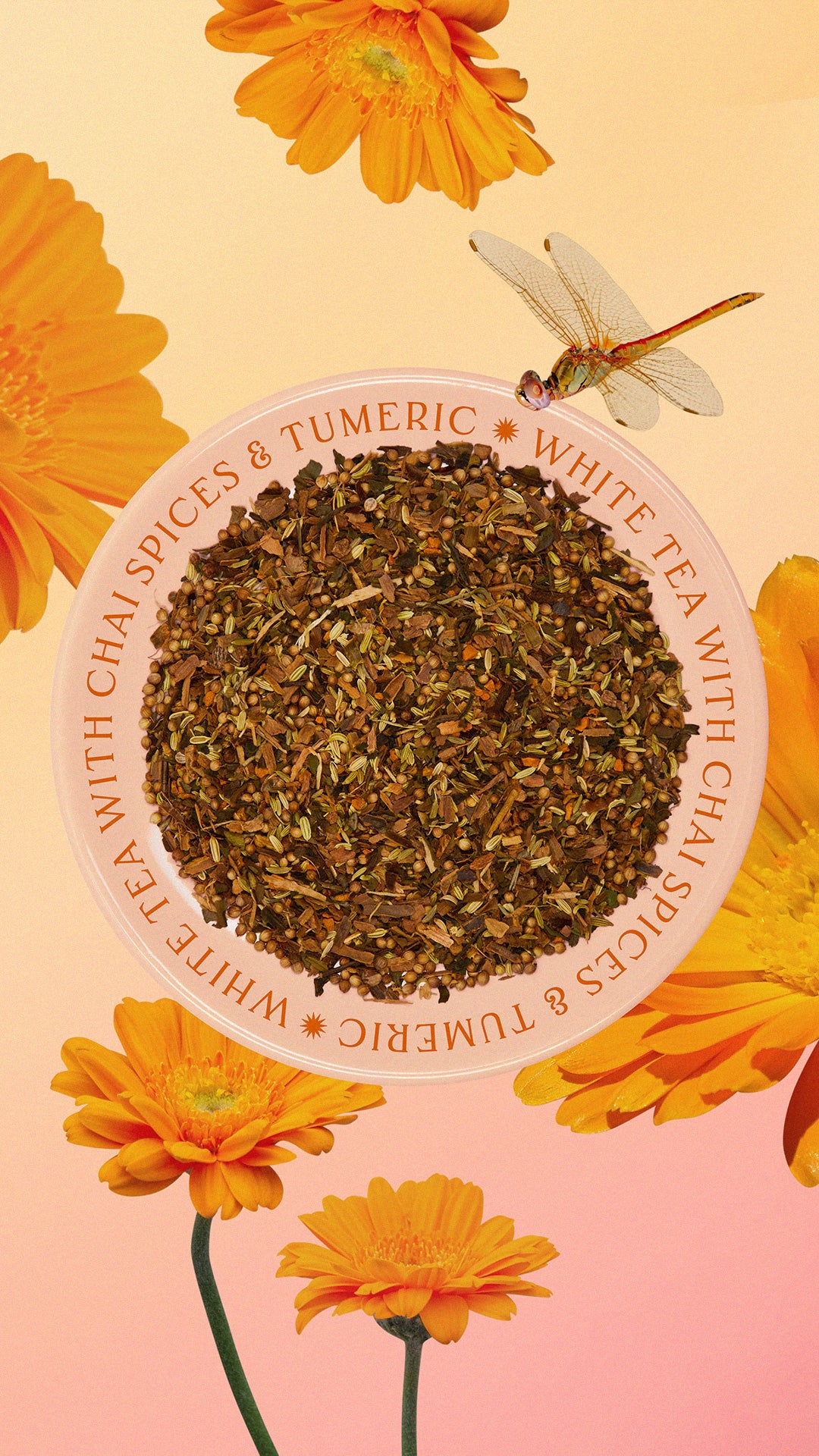Floating on a Chai High - Hvit Chai Te med Gurkemeie (12 teposer)