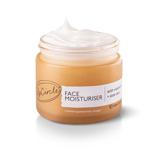 Face Moisturiser med Vitamin E + Aloe Vera