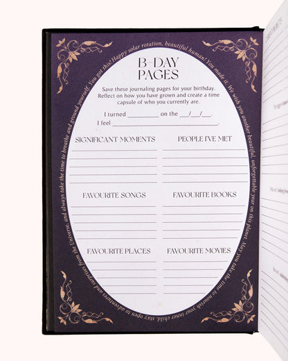 Black 2026 Year of Growth Årsplanlegger