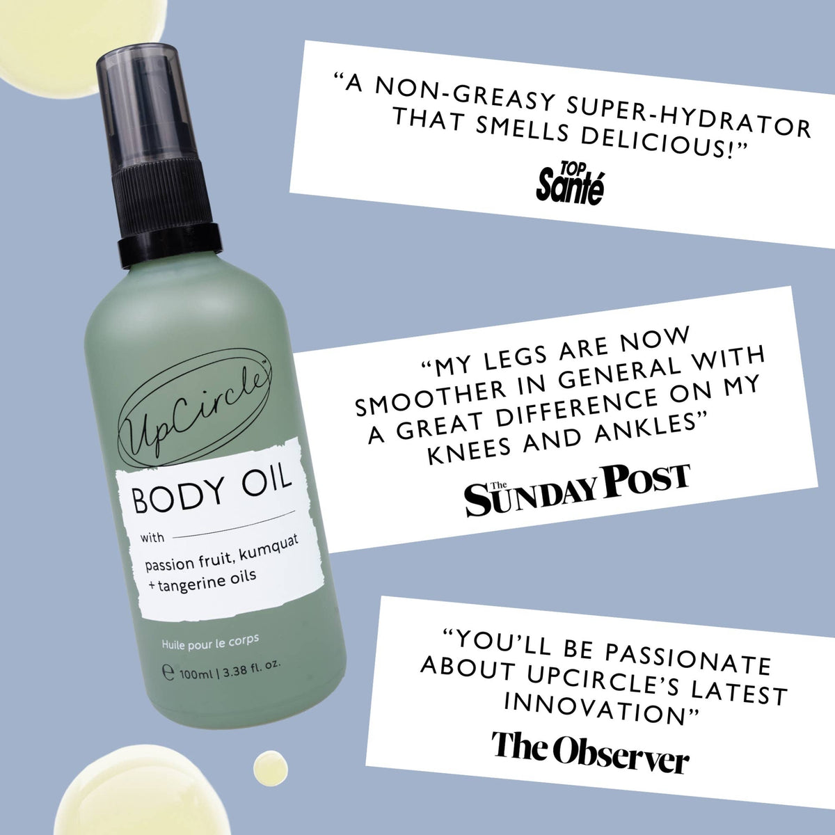 Body Oil med Passionfruit & Tangerine