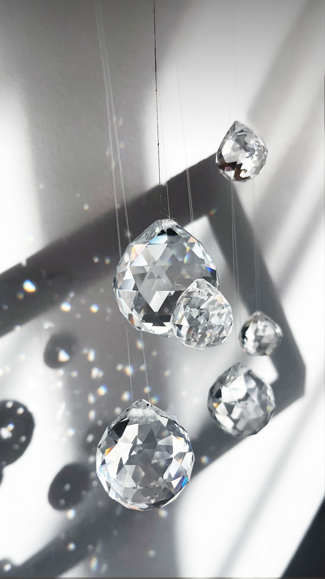 Feng Shui ball (4 cm) Suncatcher