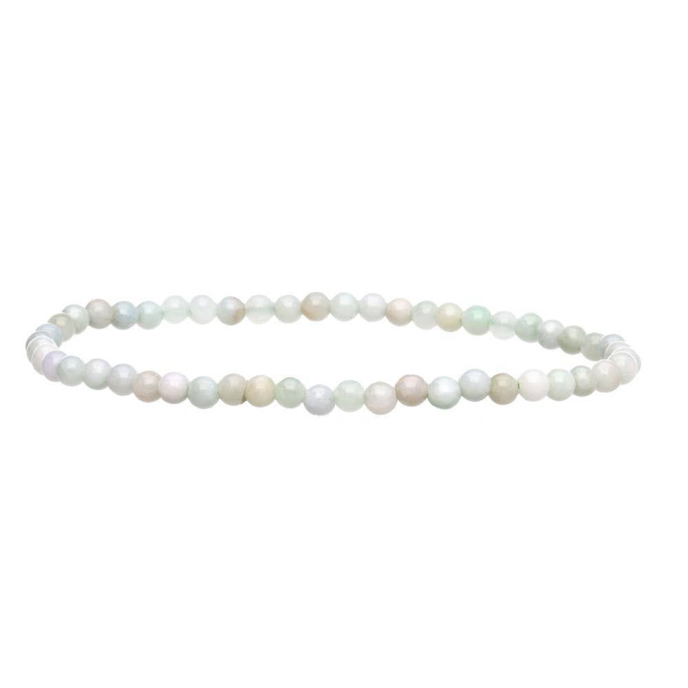 Burmesisk Jade Armbånd 4mm