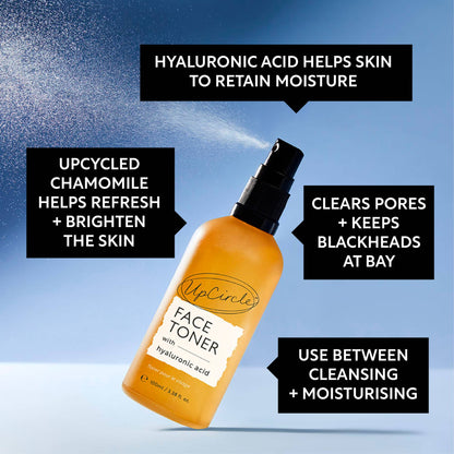 Face Toner med Hyaluronic Acid & Green Mandarin – Reisestørrelse (30ml)