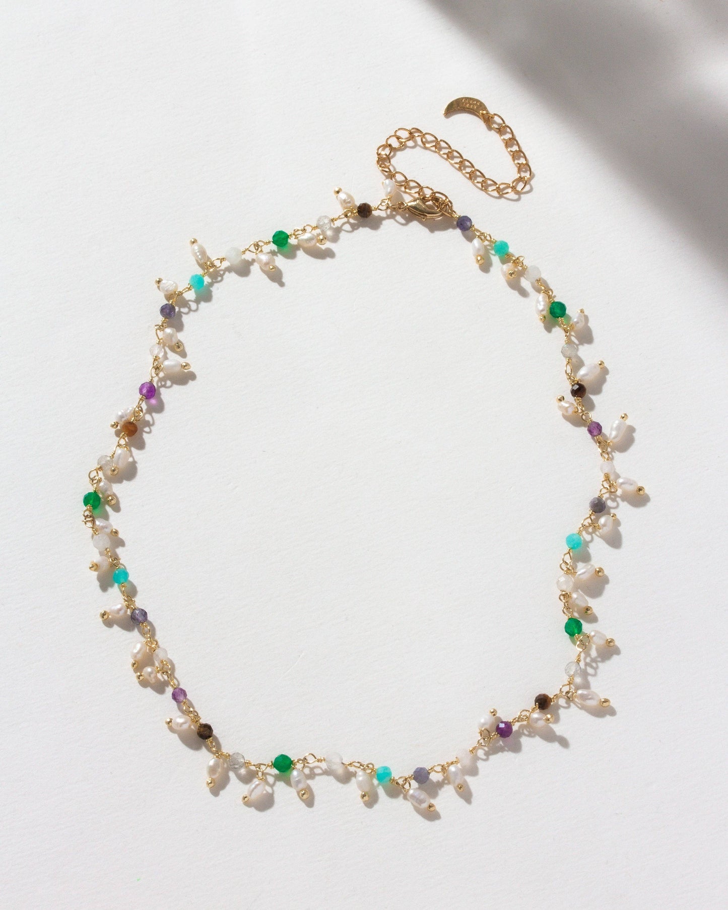 Lily of the Valley Collar Halskjede - Pastel Multistone