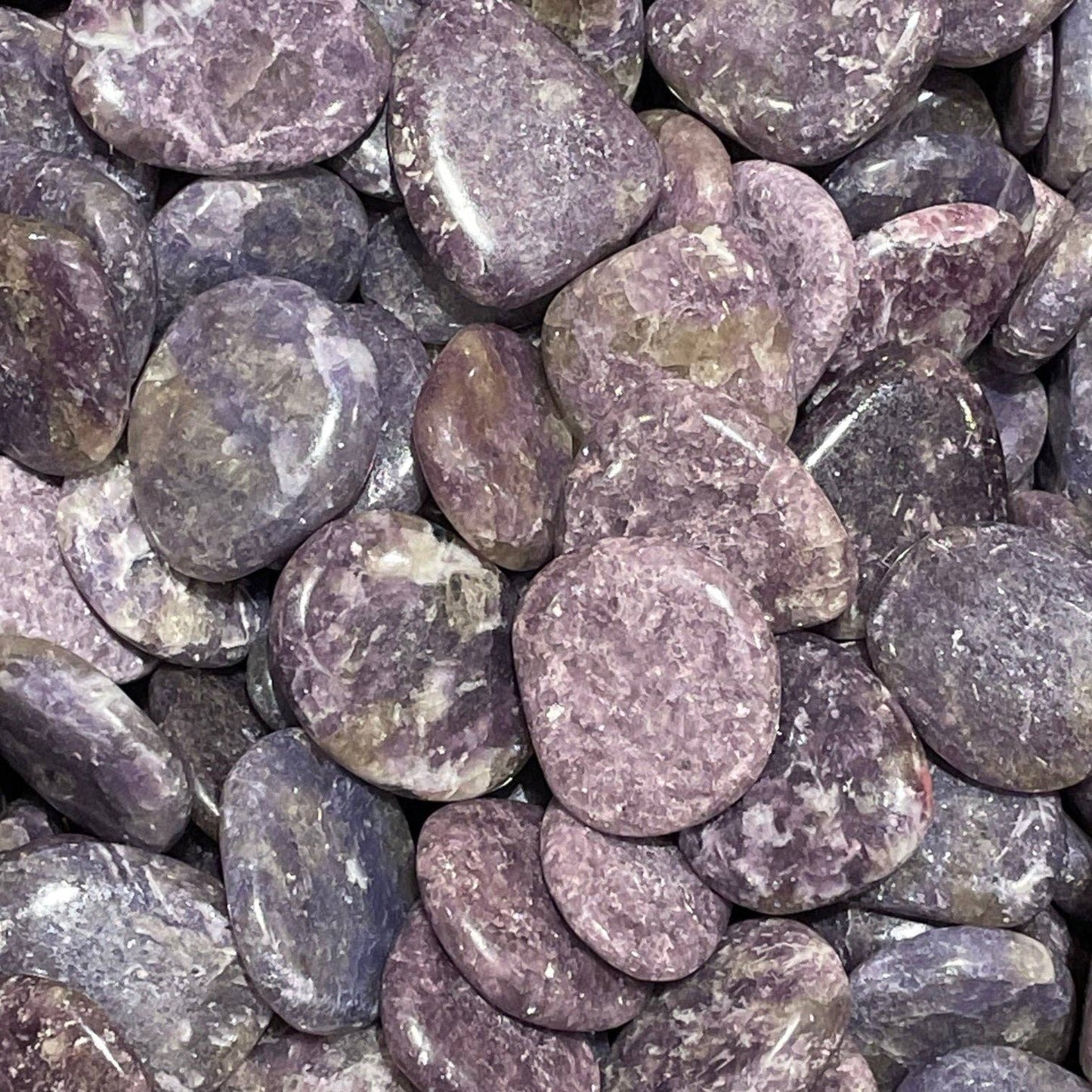 Lepidolitt Flat Krystall