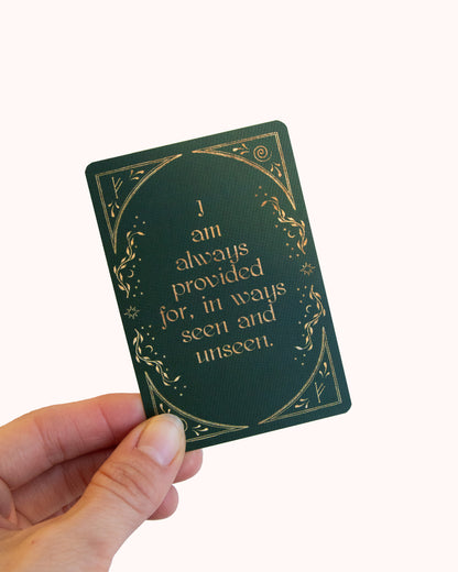 Abundance Affirmasjonskort