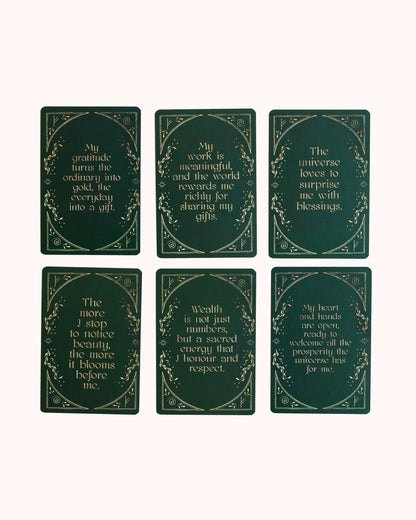 Abundance Affirmasjonskort