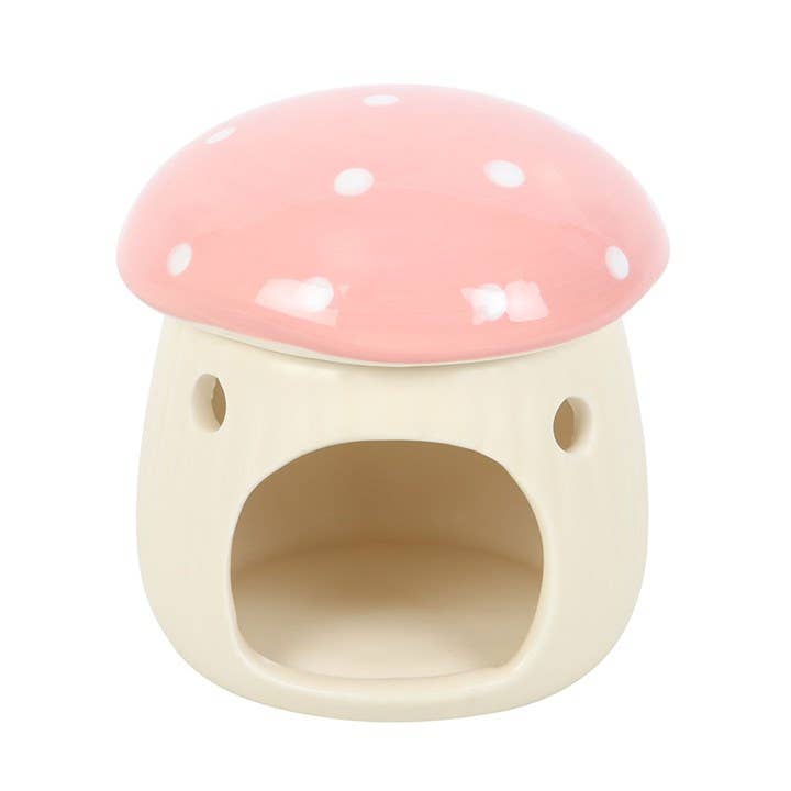 Rosa Sopp Olje og Wax Melt Brenner