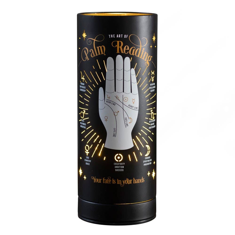 Palm Reading Elektrisk Aroma Lampe (13 x 13 x 28 cm)