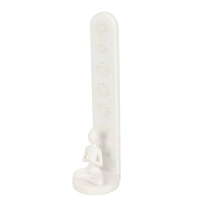 Chakra og Yogapose Røkelsespinneholder