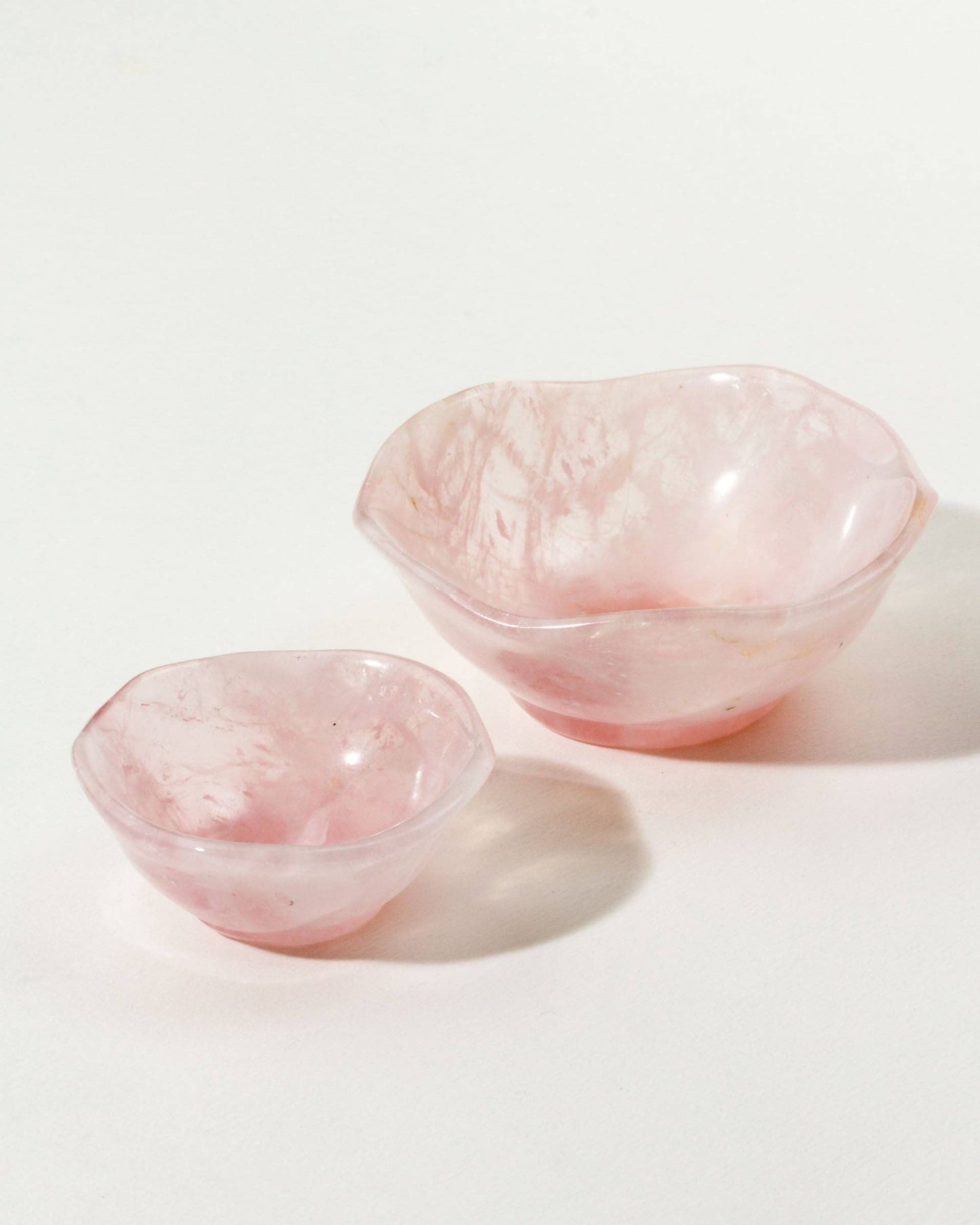 Love's Embrace Rosenkvarts Skåler