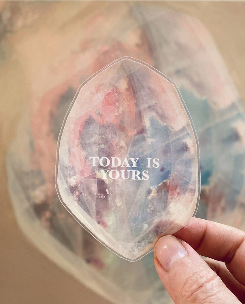 Today Is Yours Vinyl Klistremerke