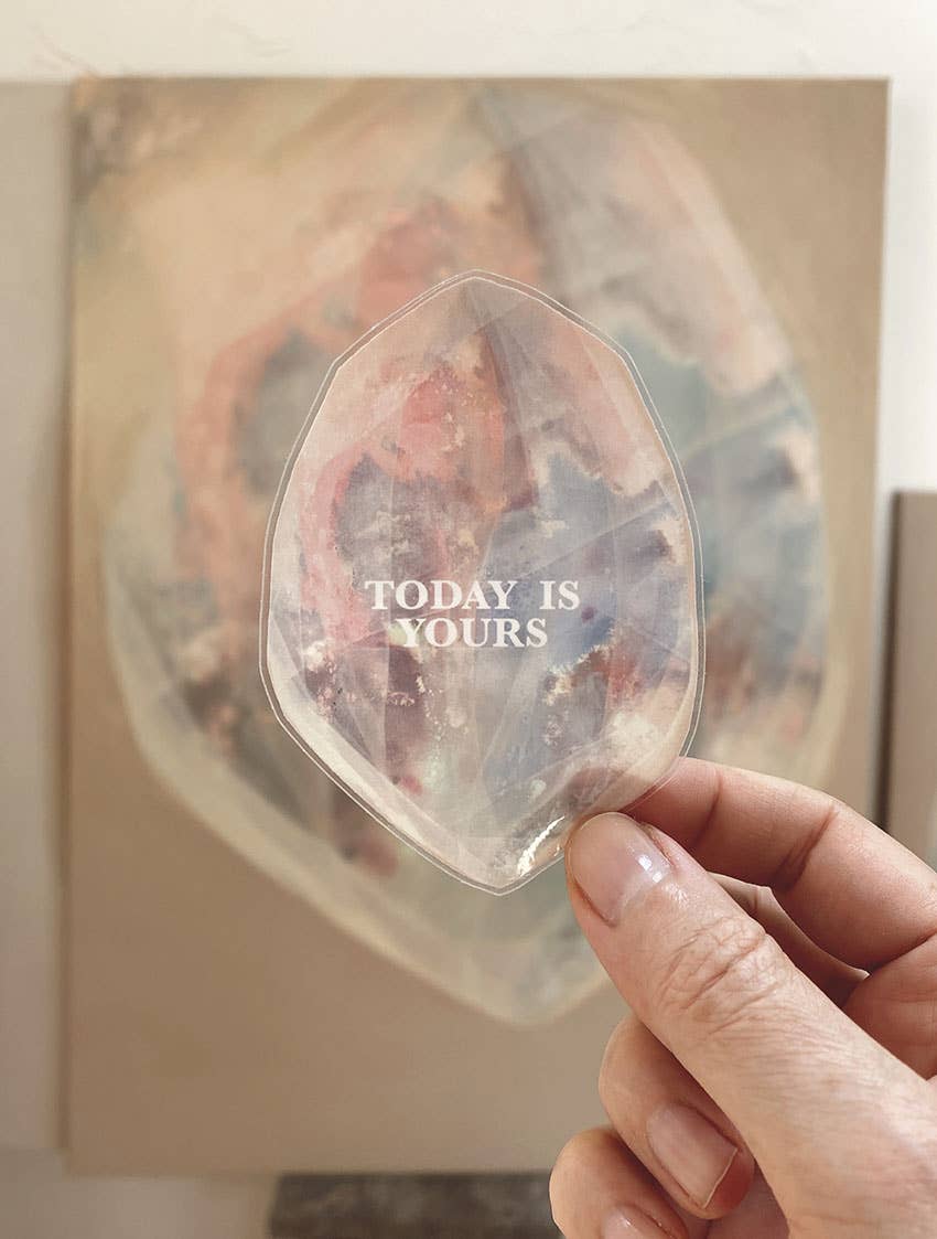 Today Is Yours Vinyl Klistremerke