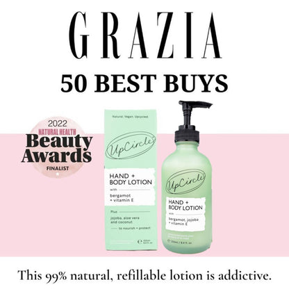 Hand + Body Lotion med Bergamot Water – Pump