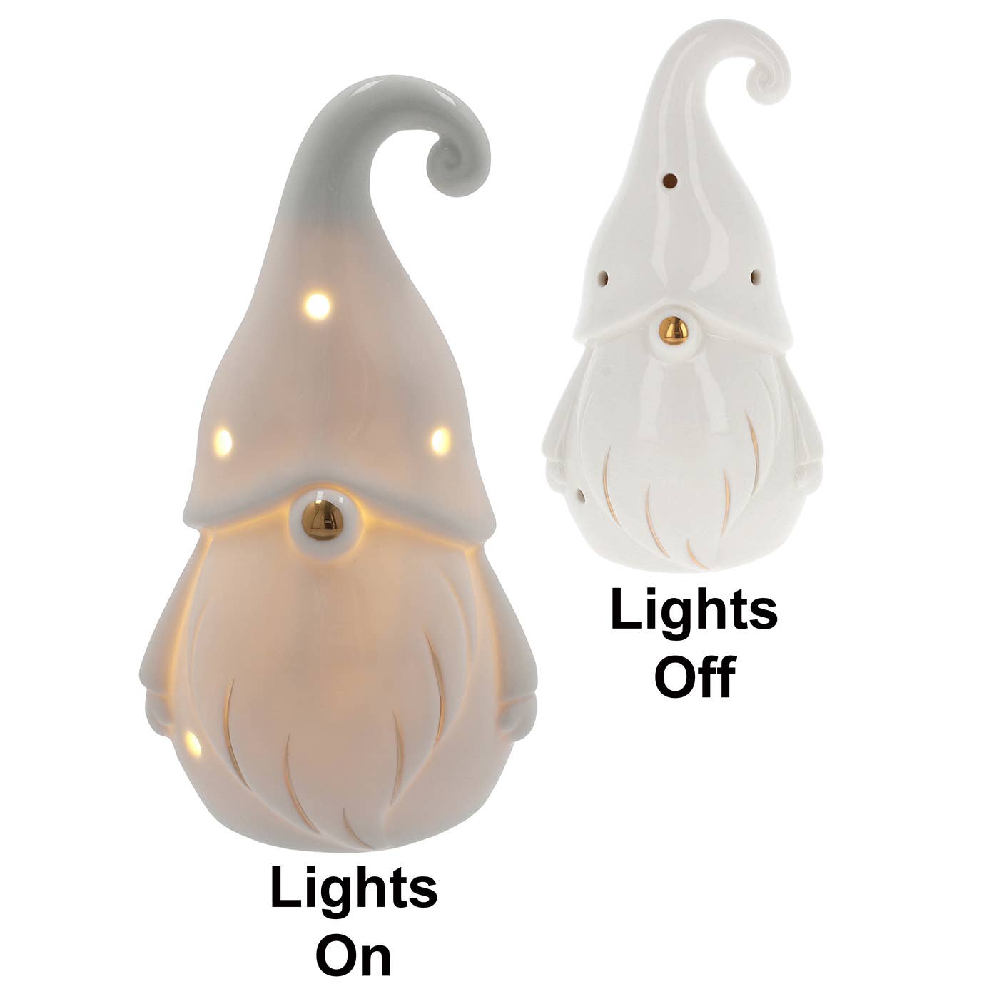 Frosty LED Gonk – Medium – 7.5 x 9 x 17.5 cm