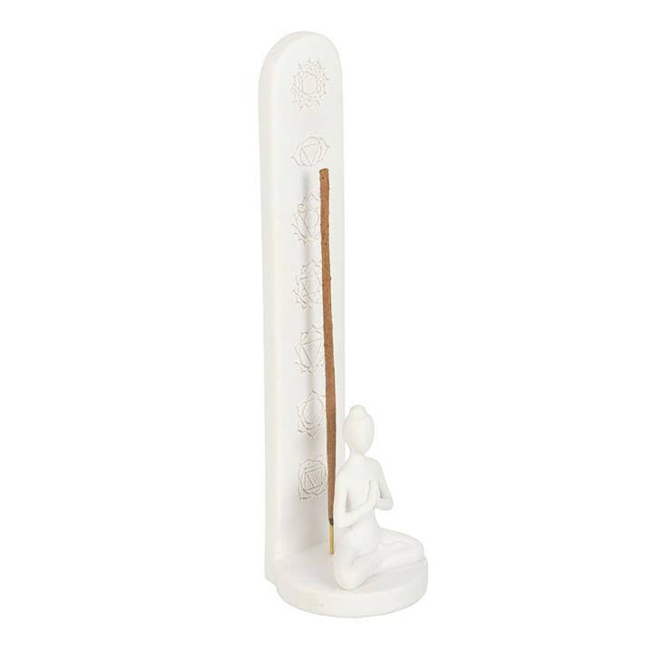 Chakra og Yogapose Røkelsespinneholder