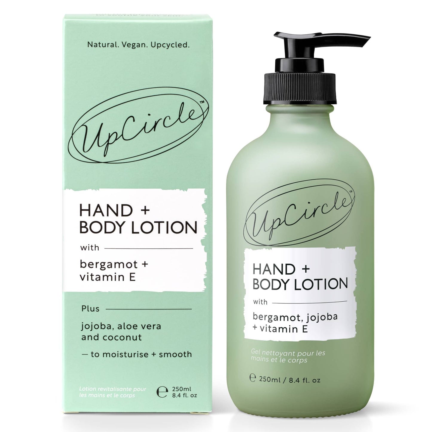 Hand + Body Lotion med Bergamot Water – Pump