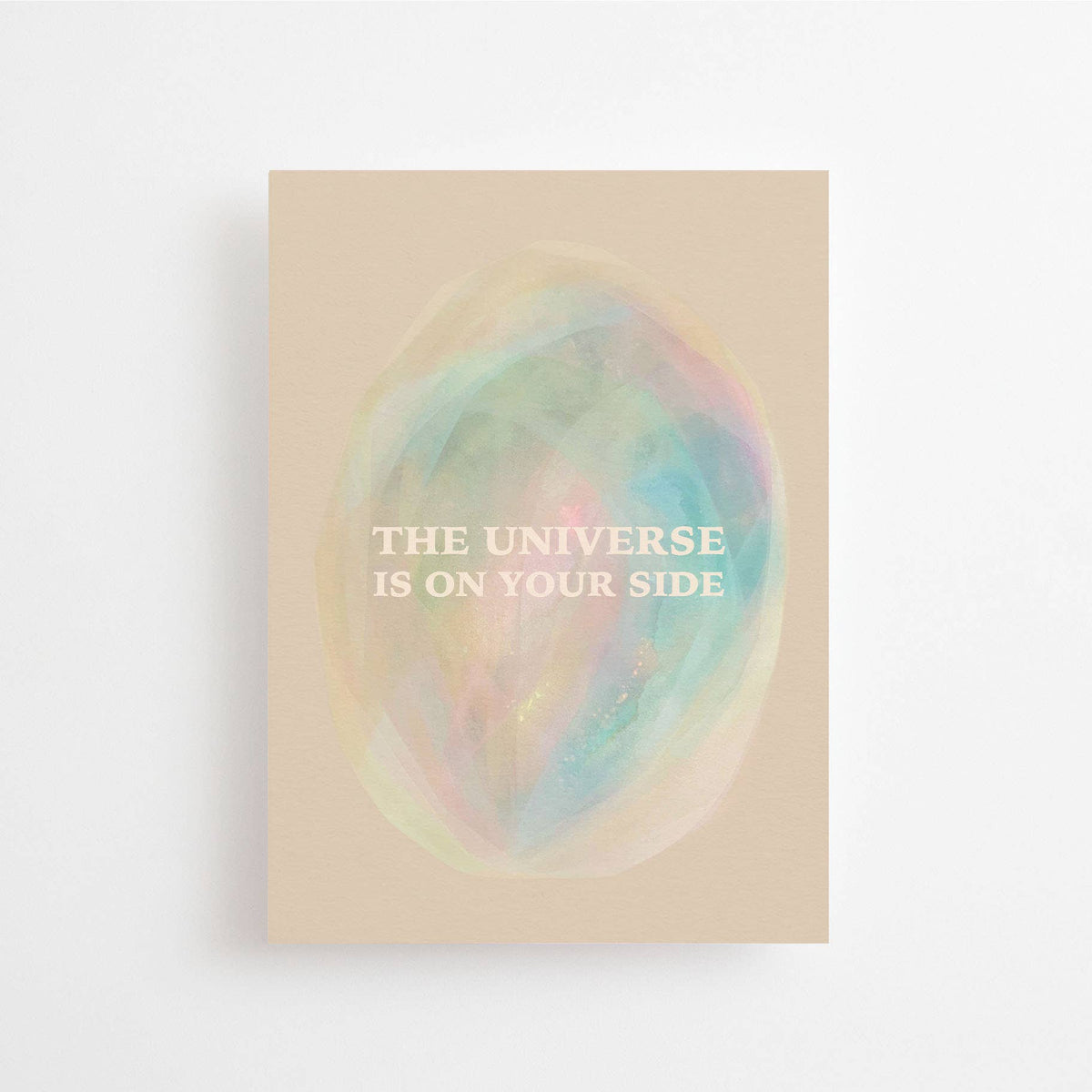 The Universe Is On Your Side – Postkort
