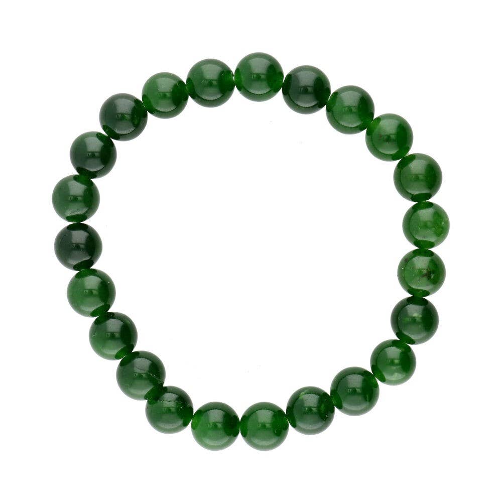 Nephrite Jade Armbånd 8mm