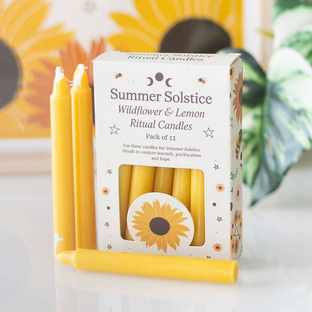 Wildflower & Lemon Summer Solstice Ritualelys