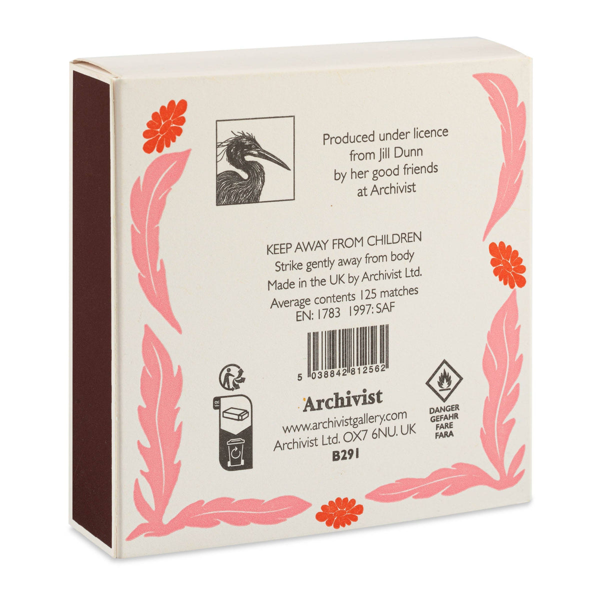 Botanical Heart Luxury Fyrstikker