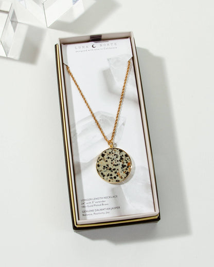 Spot On Long Medallion Halskjede