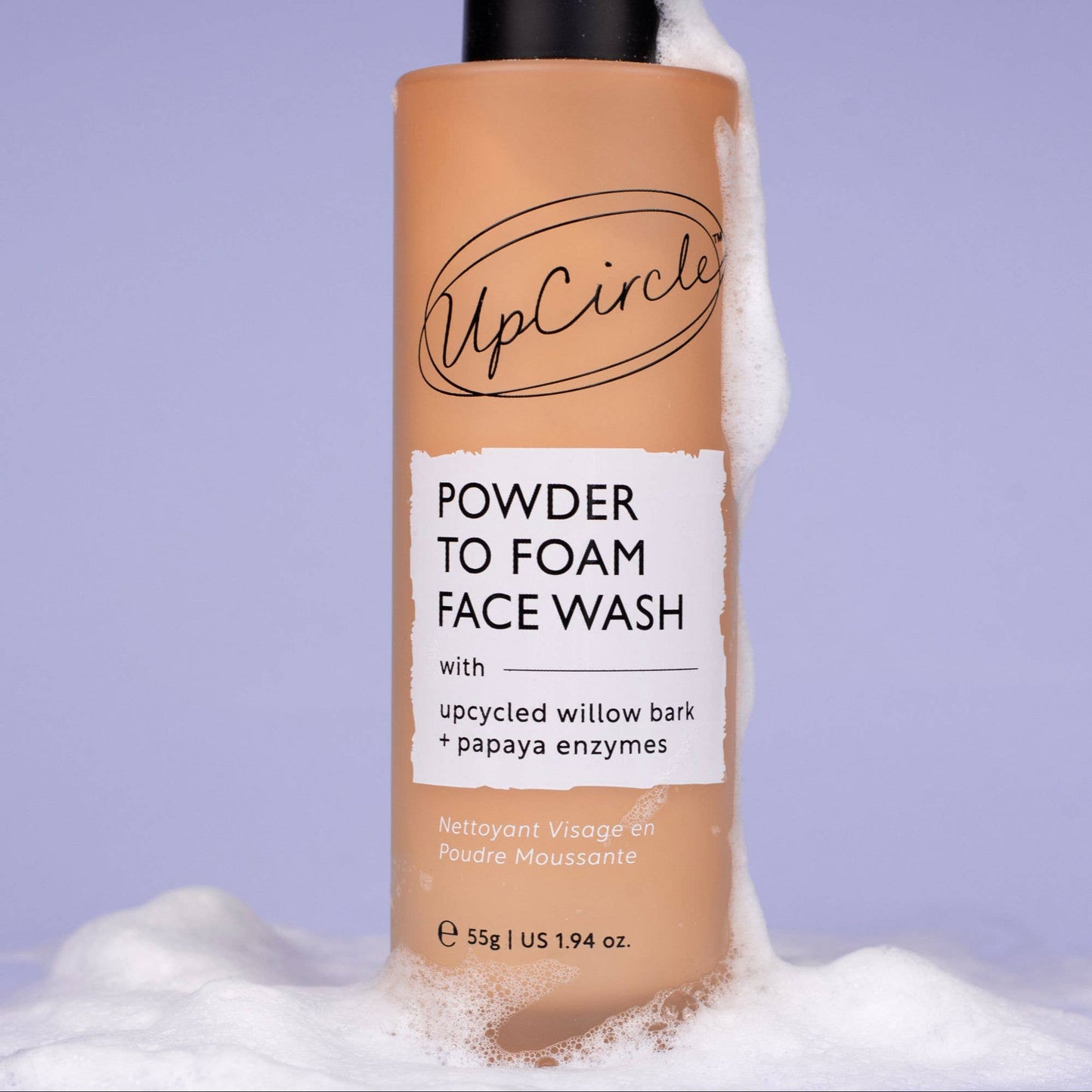Powder to Foam Face Wash med Willow Bark & Papaya
