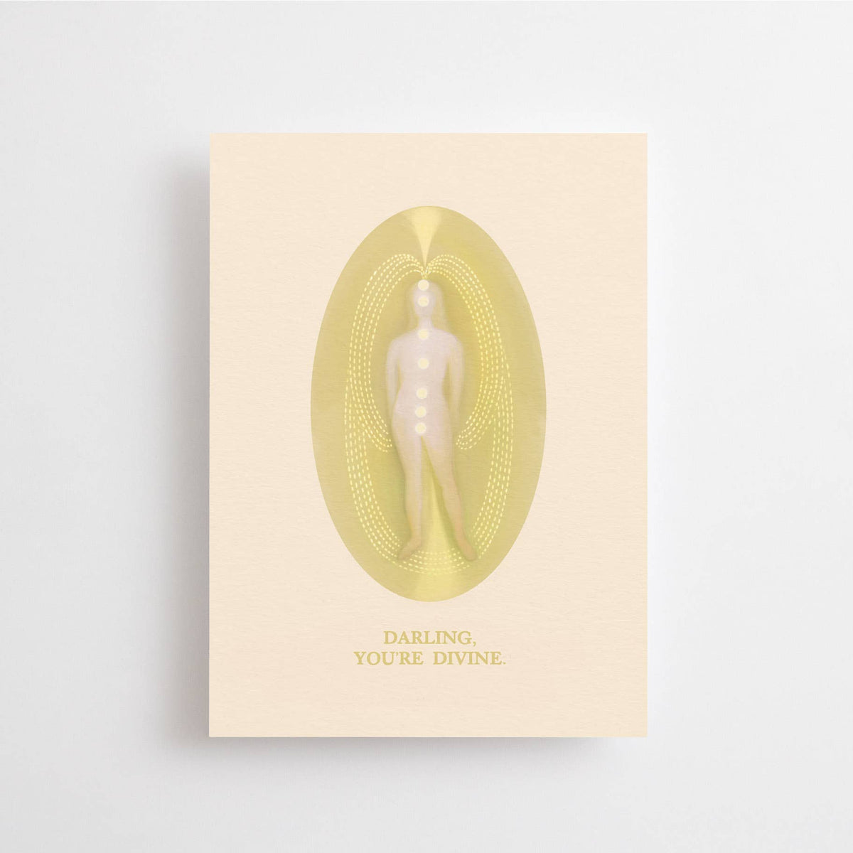 Darling, You're Divine - Card - Aura - Body - Chakra Postkort