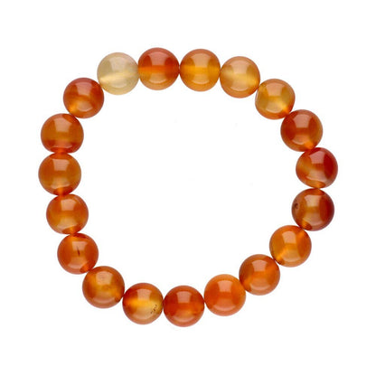 Karneol Krystall Armbånd - 10mm