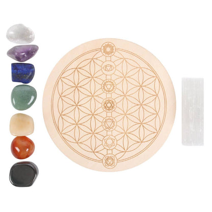 Chakra Krystall Grid Gavesett