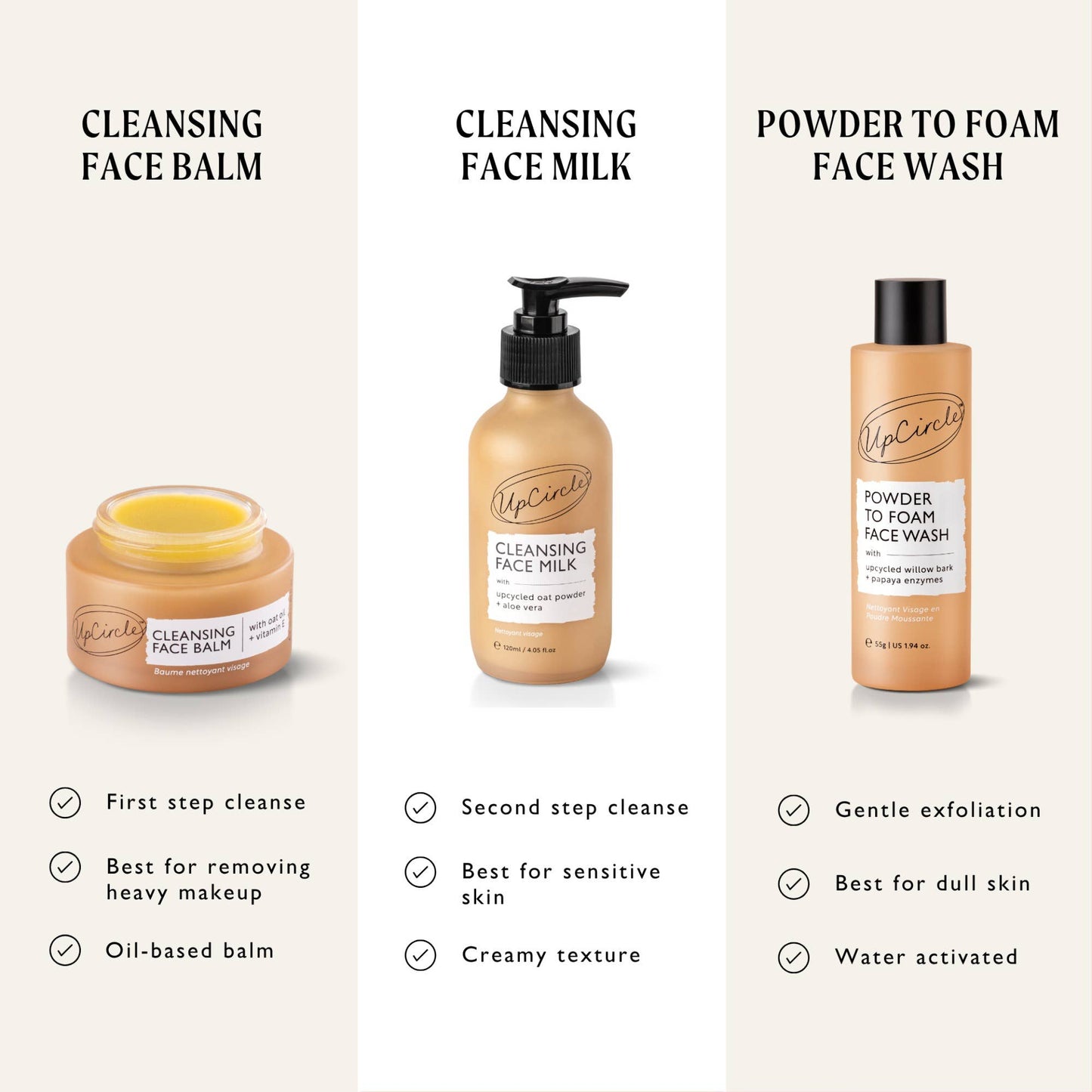 Powder to Foam Face Wash med Willow Bark & Papaya
