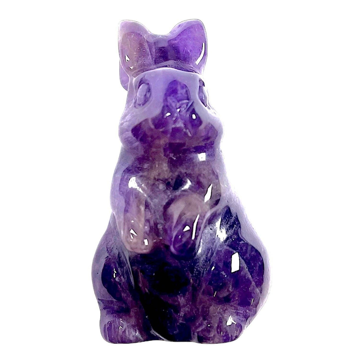Ametyst Krystall Kaninfigur