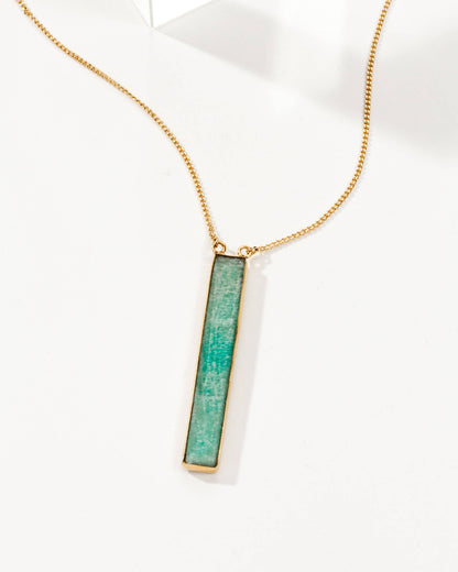 Sticks and Stones Long Halskjede - Amazonite