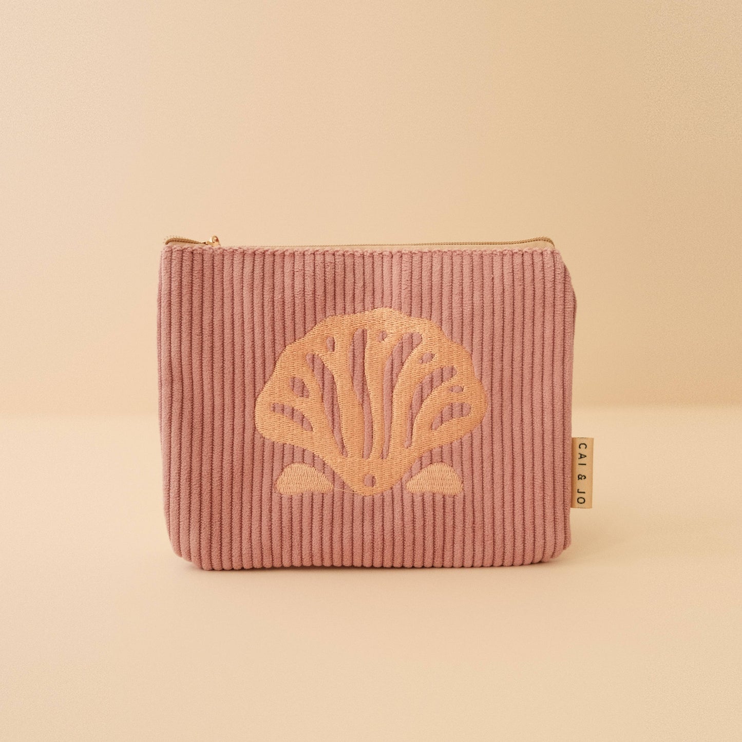 Corduroy Pouch Island Pink