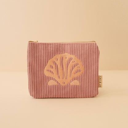 Corduroy Pouch Island Pink