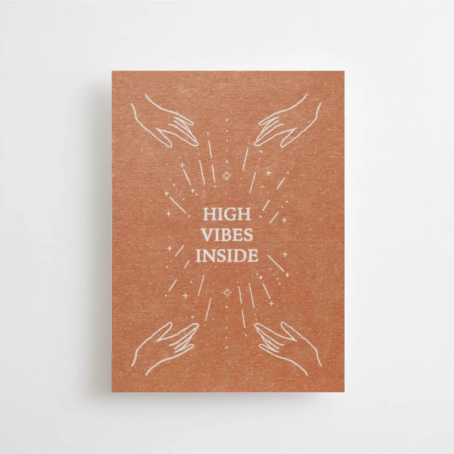 High Vibes Inside Postkort