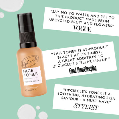 Face Toner med Hyaluronic Acid & Green Mandarin – Reisestørrelse (30ml)