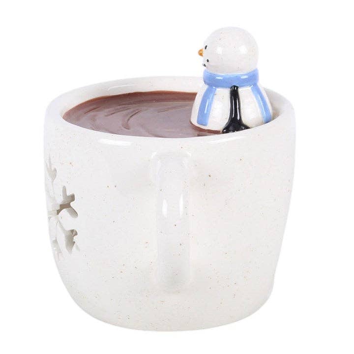 Snømann Kakao Wax Melt Brenner