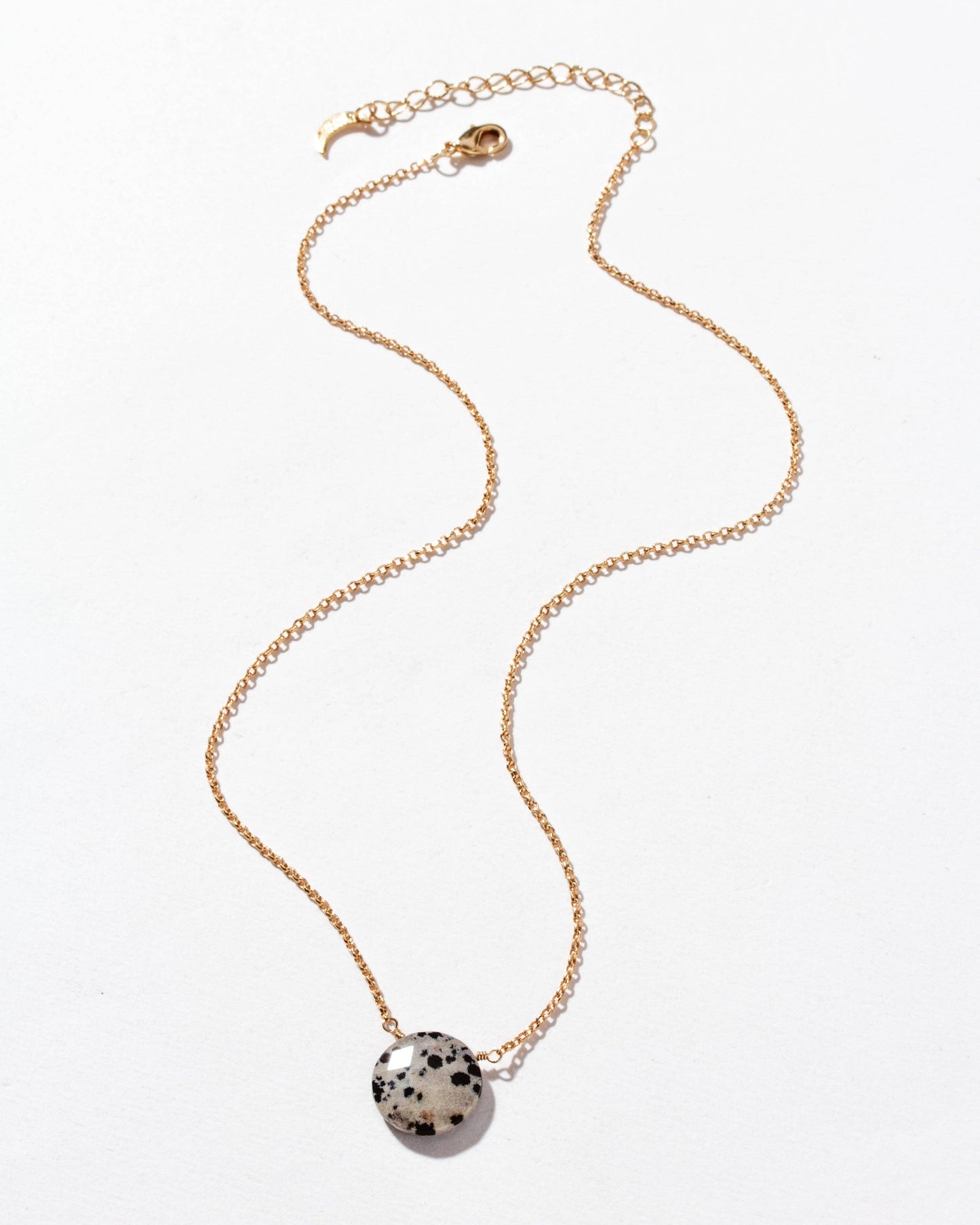 Gem in the Moon Halskjede - Dalmatian Jasper