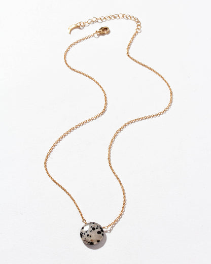 Gem in the Moon Halskjede - Dalmatian Jasper
