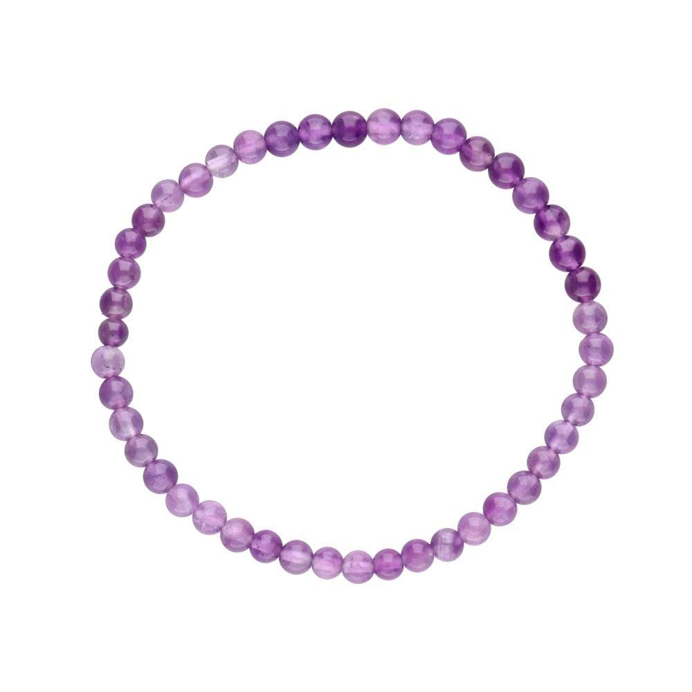 Ametyst Armbånd 4mm