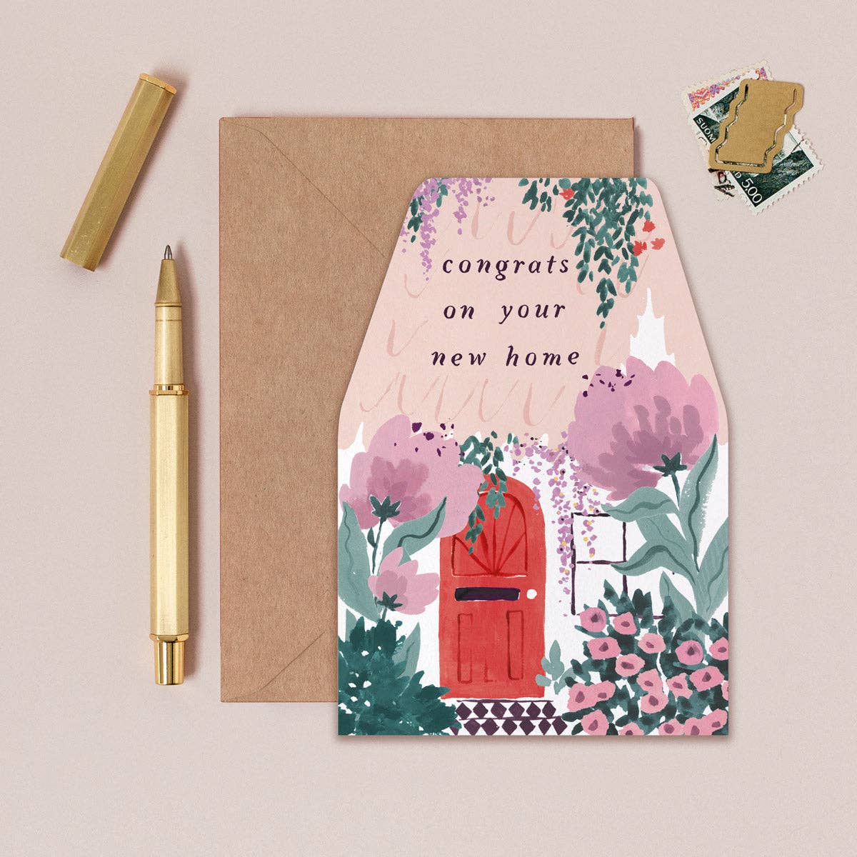 New House Kort med konvelutt