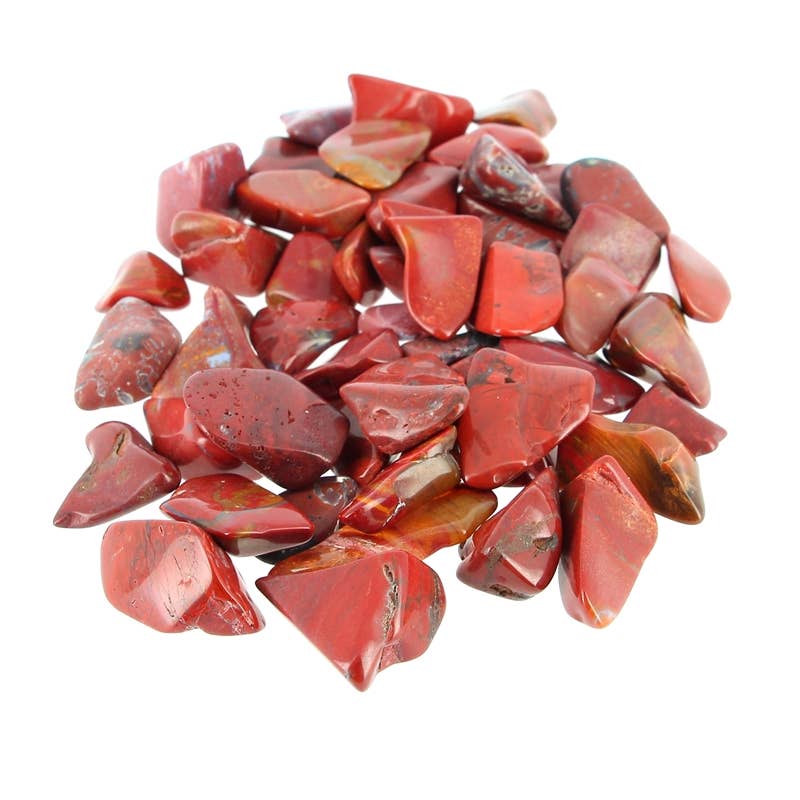 Rød Jaspis Krystallchips