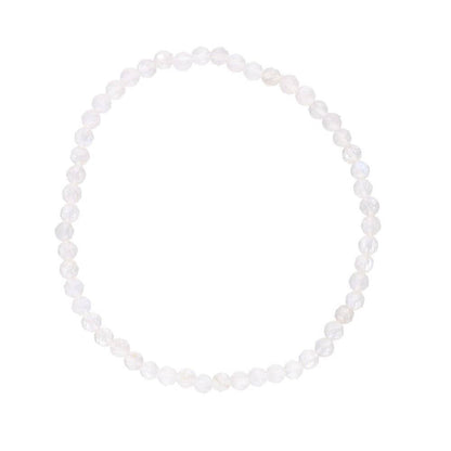 Regnbue Månestein Krystall Armbånd 3mm Fasettert