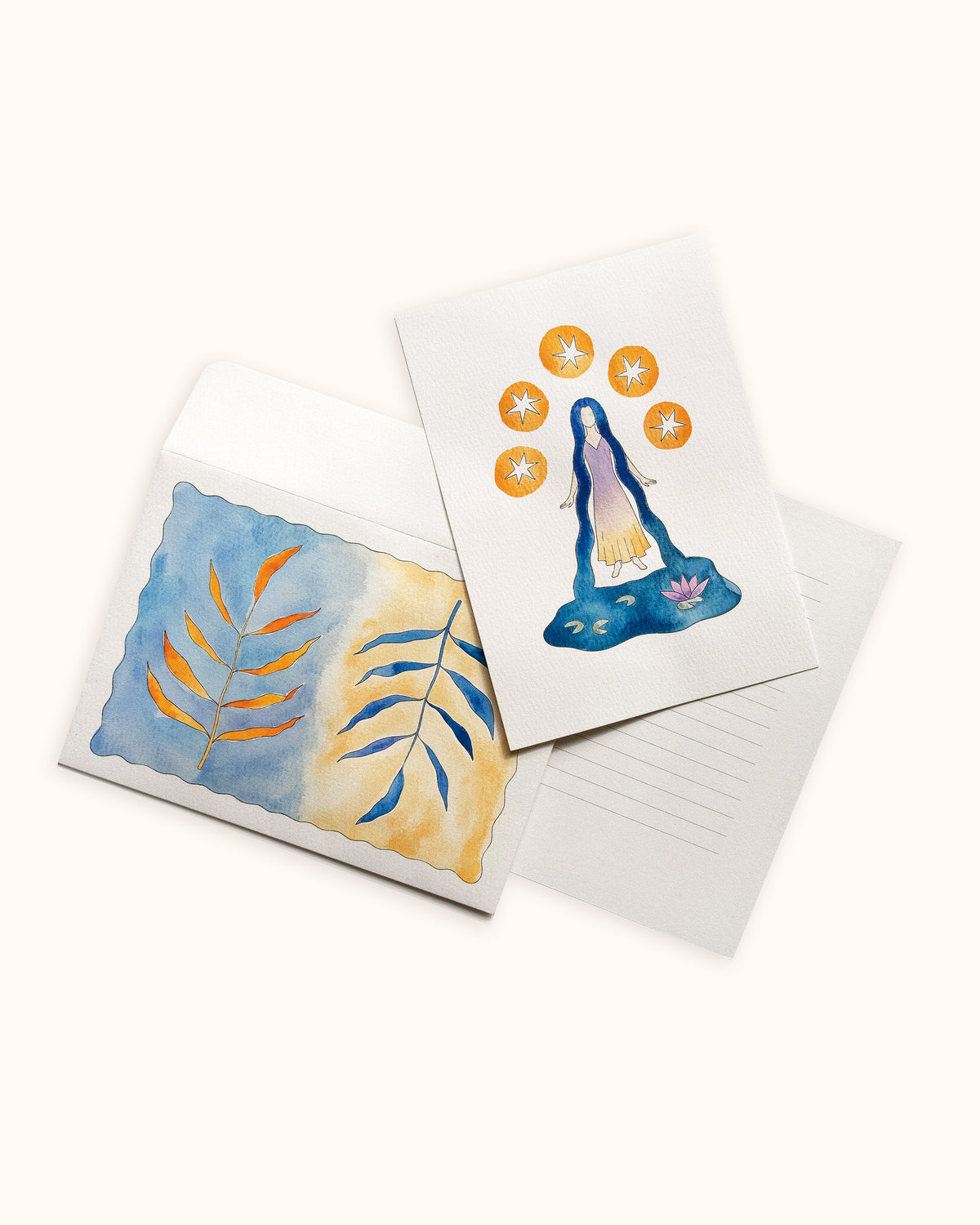 Color-In Kortsett – 10 kort & 10 konvolutter